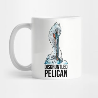 Funny Disgruntled Pelican Bird Mug